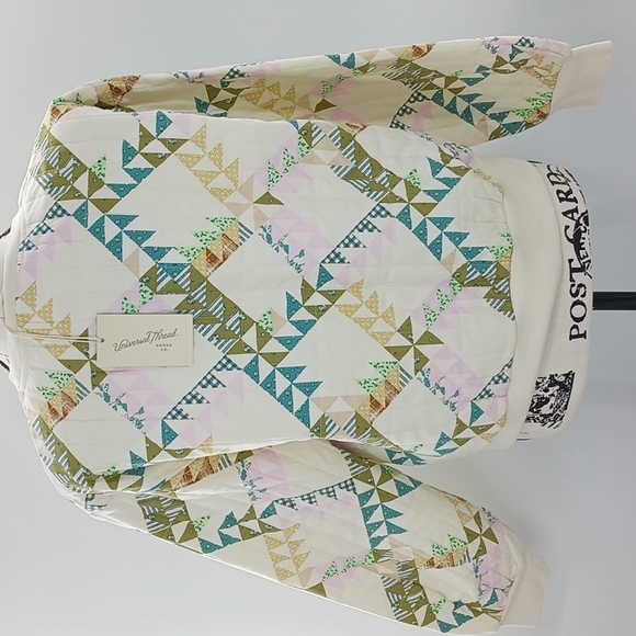 Universal Thread Retro Quilted Sweater Womens Grandma Quilt Pullover - Picture 8 of 10